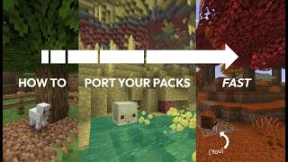 How to Port your Packs Fast by CreeperMagnet_ | Smithed Summit 2026