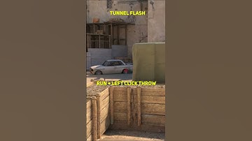 Crazy B Tunnle Flash From Site Dust 2 #shorts