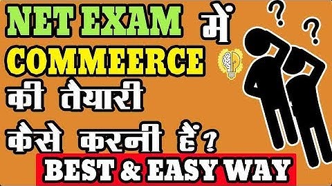 How to Prepare in Commerce for NET Exam | सिर्फ ये वीडियो देख लो सब समझ आ जायेगा | Syllabus Tips