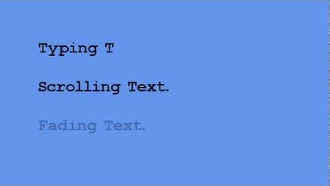 Text Effects with XNA