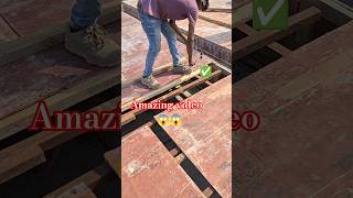 slab shuttering carpenter work😱😱स्लैब शटरिंग बढ़ई का काम #construction #shorts #trending #shorts