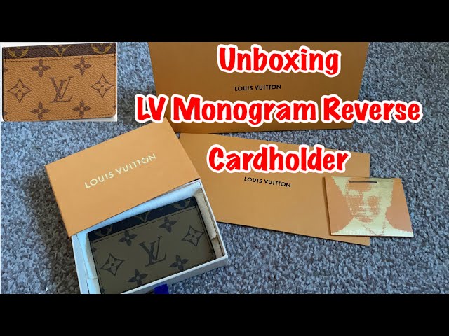 UNBOXING: Louis Vuitton Double Card Holder (in Monogram Eclipse Canvas) 