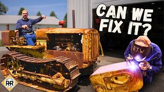 Stitching Together A 90-YEAR-OLD Caterpillar Fuel Tank!