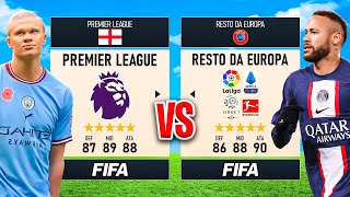 PREMIER LEAGUE vs RESTO da EUROPA no BRASILEIRÃO! Quem leva a melhor? 👀 │ FIFA Experimentos
