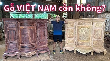 Gỗ Việt Nam còn Không? | Tủ thờ gỗ Cẩm Lai và gõ đỏ Việt Nam đẹp nhất 2023