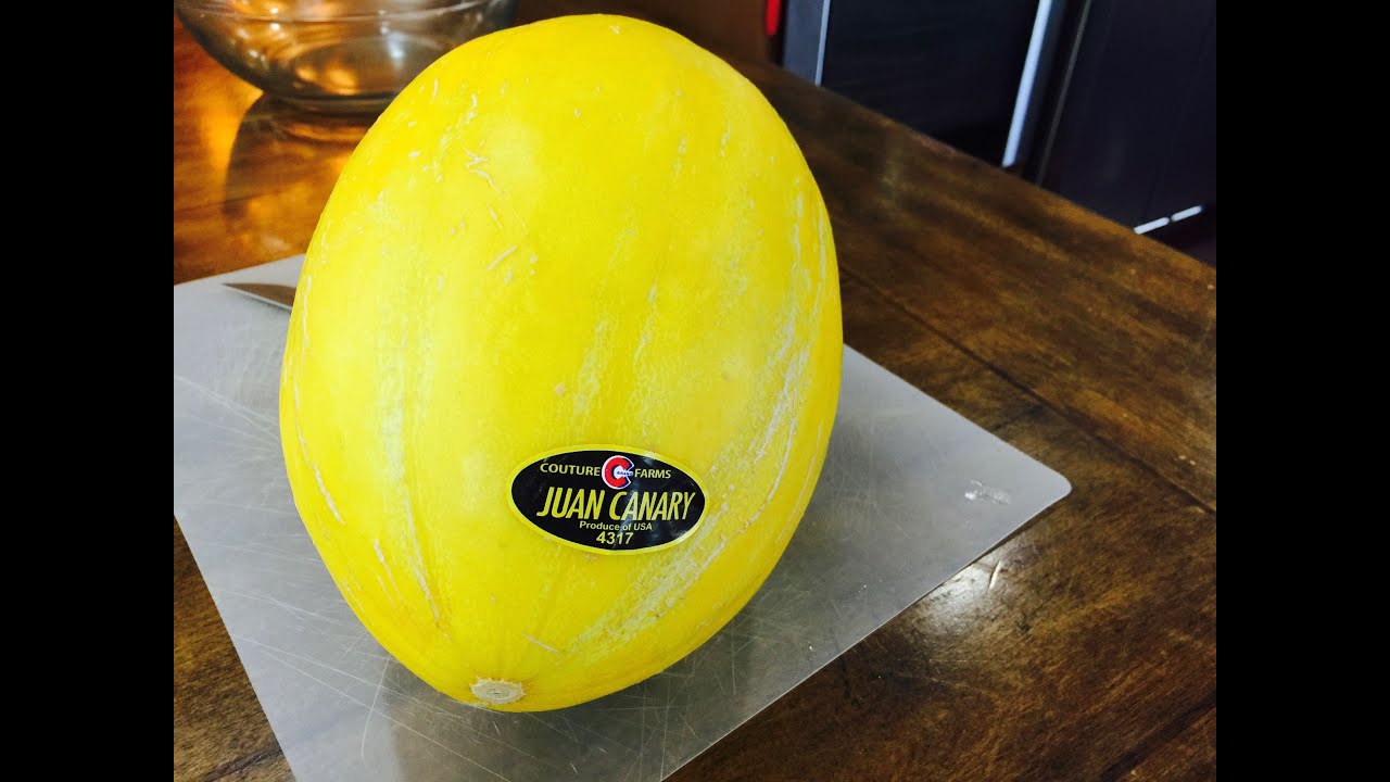 What Is A Juan Canary Melon And How To Eat It With Raihana S Cuisines Youtube