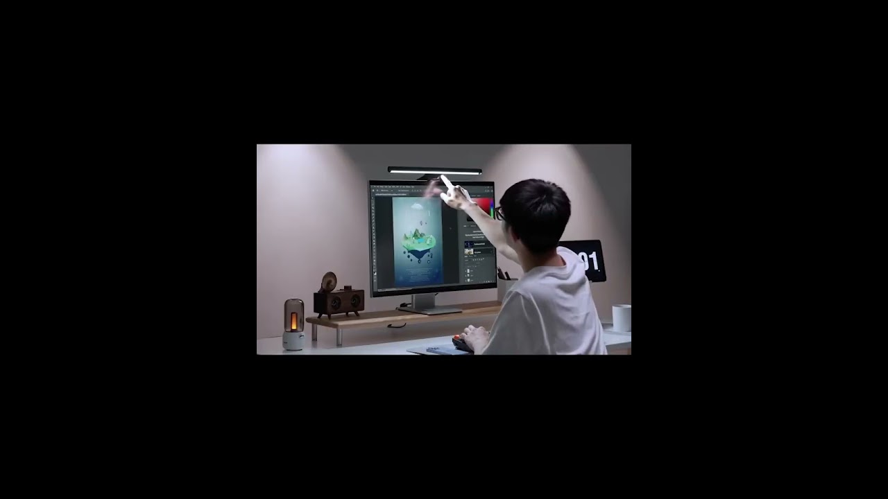 Baseus Screen Light Desk Lamp Computer Light Screen Hanging Light Ne