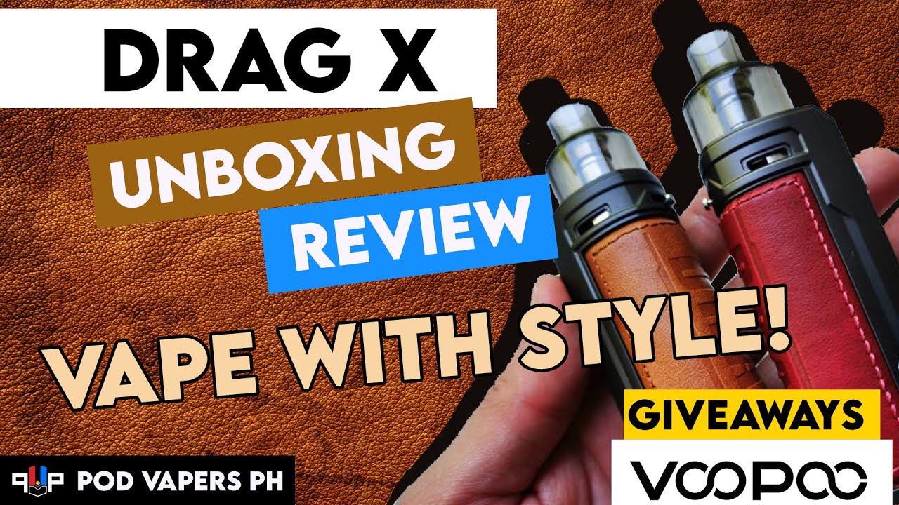 Drag X by VooPoo ( Quick Review and Unboxing) Pod Vapes 