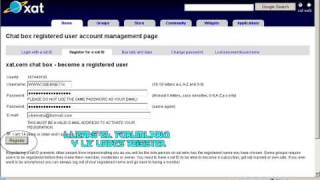 Tutorial como registrarse a Xat