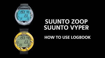 Suunto Zoop & Suunto Vyper - How to use logbook