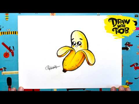 Draw a banana (Draw with Rob)