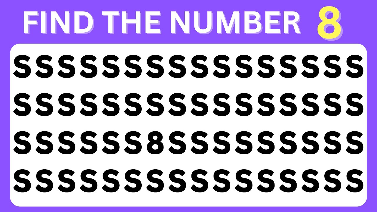 Find the ODD One Out - Number & Letter Edition | Easy , Medium , Hard ...
