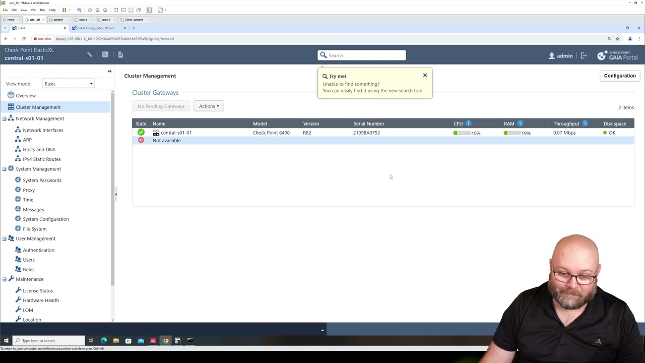 Training - Check Point R82 -  Adding a member in ElasticXL