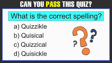 English Spelling Quiz: Can You Pass This Test? English Vocabulary Quiz. #challenge 16