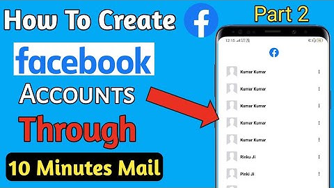 How To Create Facebook accounts through 10 minutes mail | 10 minutes mail | Part 2 | Fb Accounts