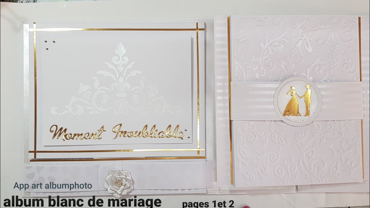 Album Photo De Mariage NPS White Shimmer, Blanc Scintillant, Neuf Sous Blister, Pour Vos Souvenirs