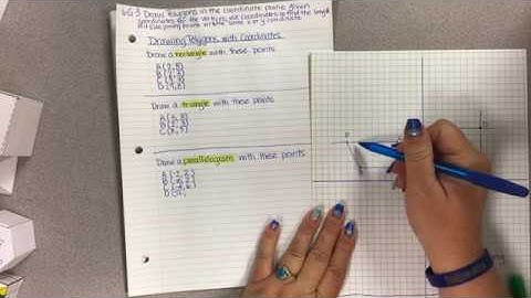 6.G.3 Drawing Polygons