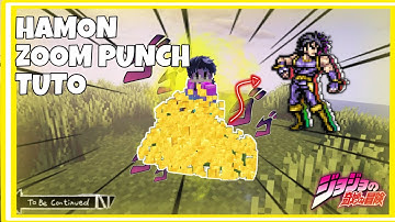 MCPE/MCBE : ZOOM PUNCH/ HAMON // TUTO COMMAND BLOCK [JoJo]