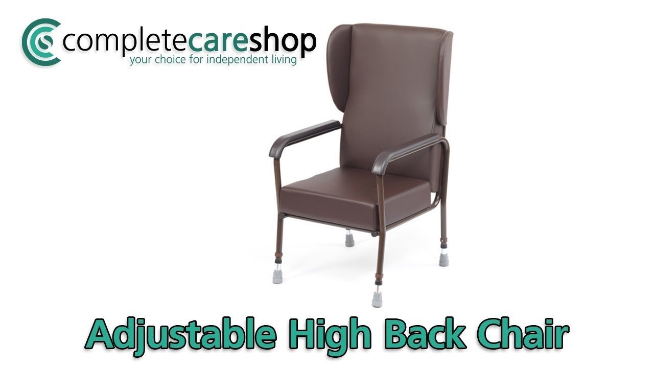 Adjustable High Back Chair With Wings Stylish And Comfortable YouTube