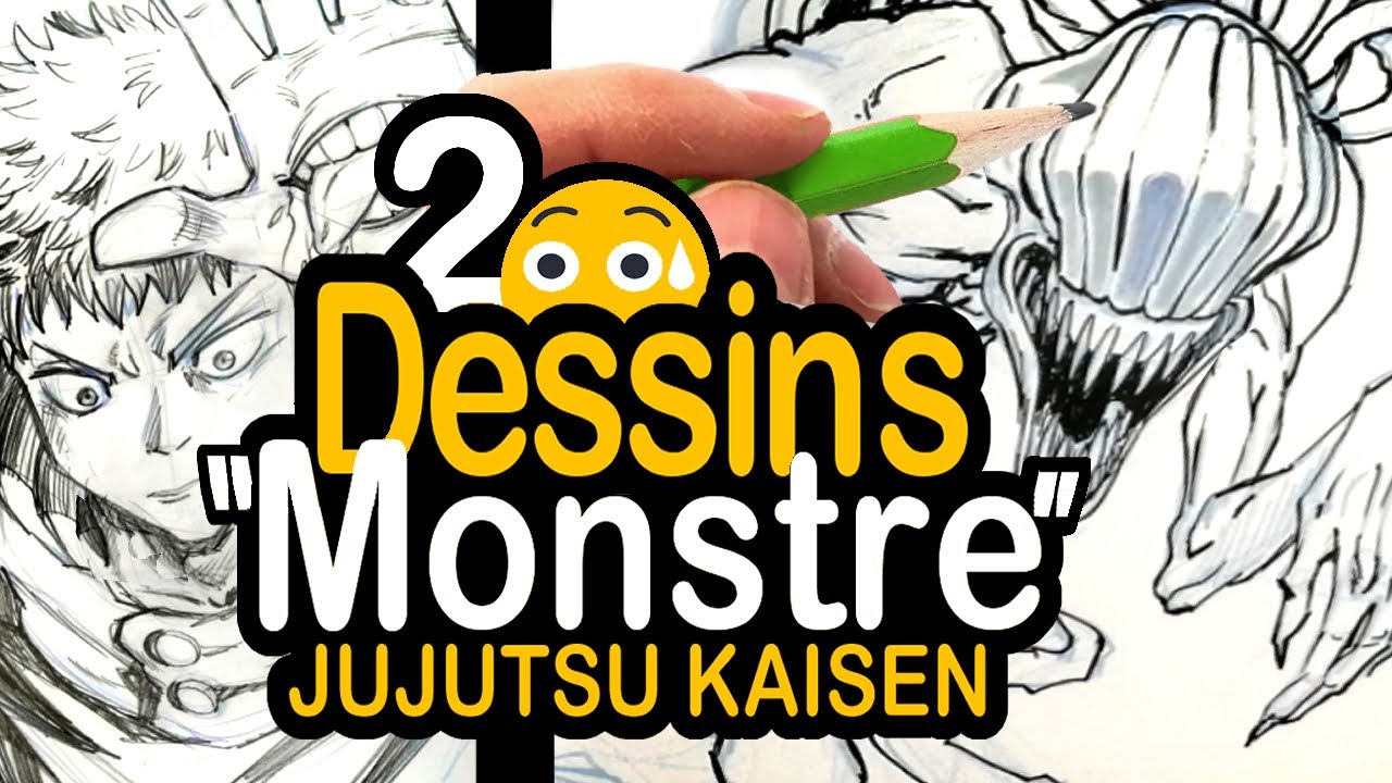 Dessiner JUJUTSU KAISEN 😱 Monstre manga