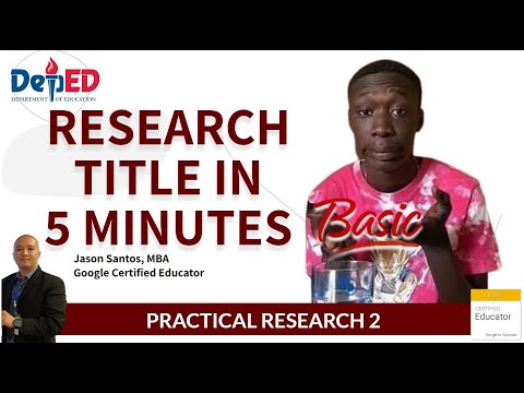 Write a Research