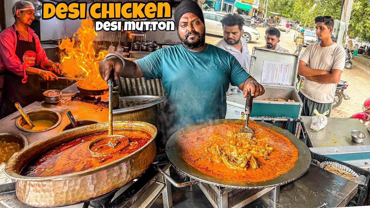 Cheapest Desi Mutton Thali In Rs-200/- At Pritam Meat Wala Mayapuri | Indian Street Food Delhi