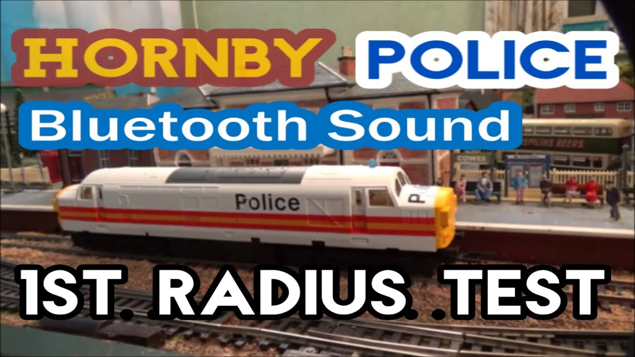 Hornby Police loco 1st radius test