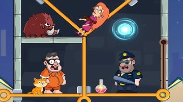 prison pin - pull the pin new levels (130 to 153) IOS Android Gameplay Walkthrough #5