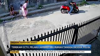 Terekam CCTV, Pelaku Jambret Ibu Rumah Tangga Diciduk Polisi - SSI