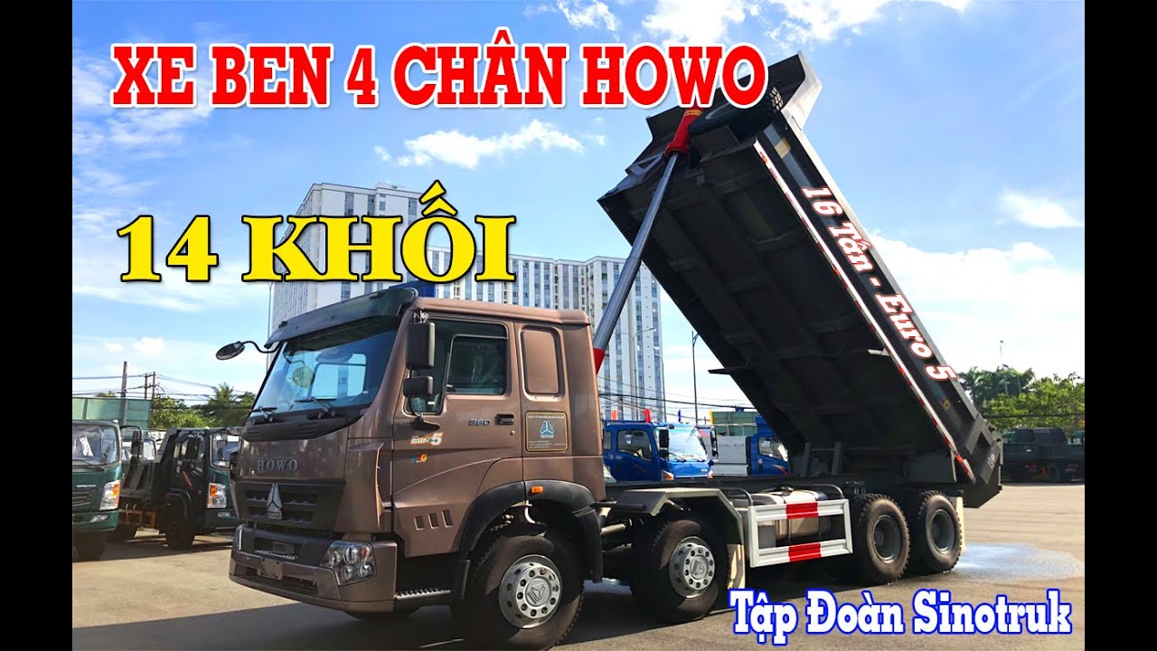 Đánh Giá Xe Ben Howo 4 Chân 14 Khối - 380Hp Euro 5 |Có Đáng Mua - YouTube