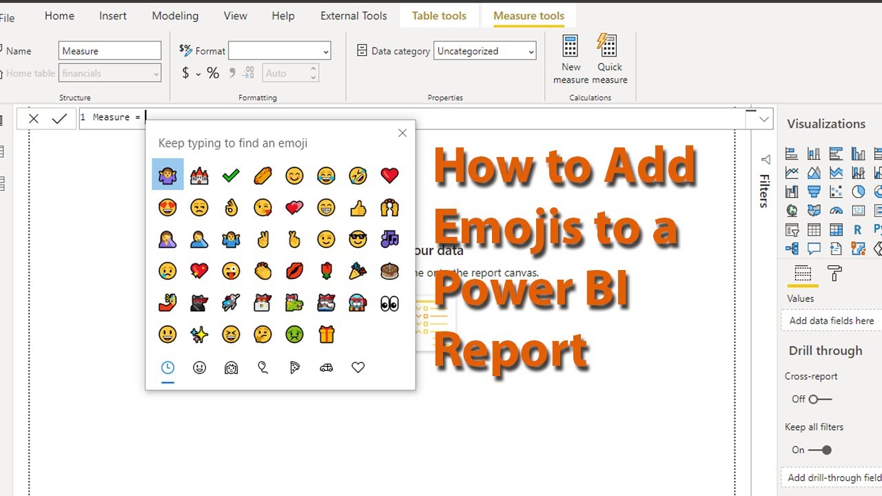 How to Add Emojis to a Power BI Report Power BI Emojis in Telugu