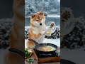 Dog khana bana raha hai😋😋. |Ai generated short video | ai video | #shorts