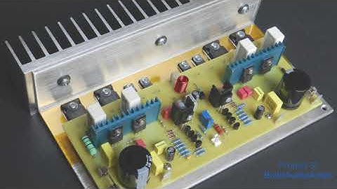 A 211-watt 8Ω fully symmetrical Current-Feedback Audio Power Amplifier.