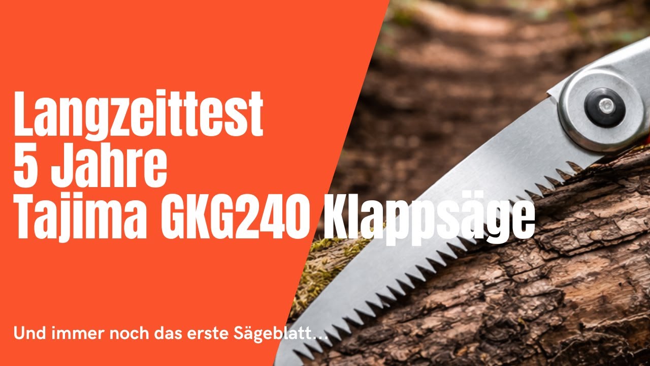 Ausrüstung - Meine Tajima GKG240 Klappsäge G-Saw