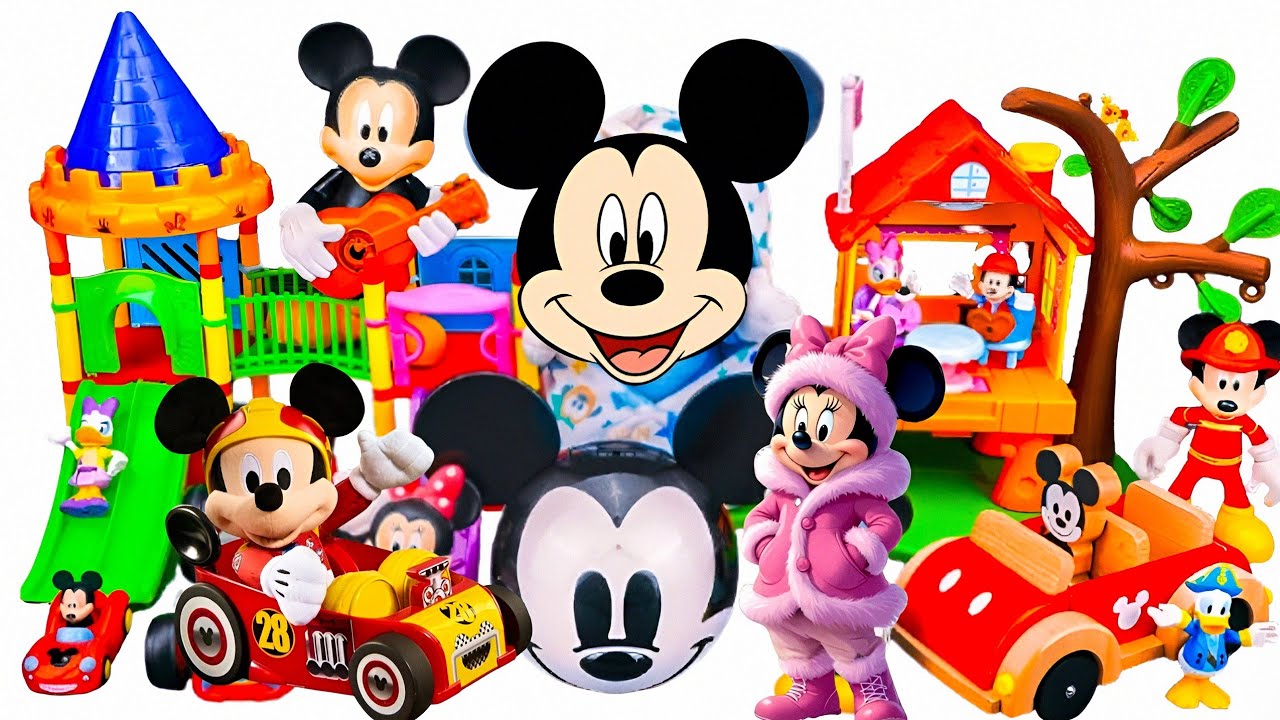 Ultimate ASMR Disney Mickey Minnie Mouse Relaxation Unboxing | Mickey Funhouse TOY PLAYSET ASMR