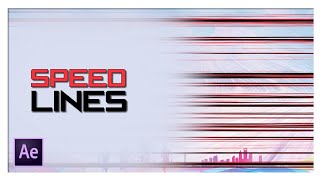 Speed Lines Anime Fx Background In After Effects After Effects Tutorial Free Project