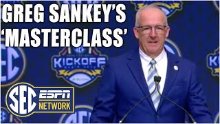 Greg Sankey ADDRESSES the SEC & Big Ten conversation 👀 | SEC Media Days