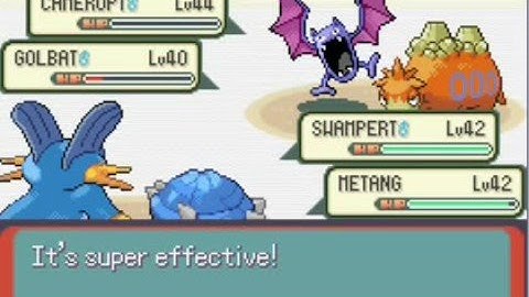 Pokemon Emerald - Me & Steven VS Magma Leader Maxie & Magma Admin Tabitha