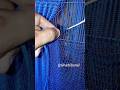 Invisible Hole Repair on Fabric 😱 #crochet #knitting #ytshorts @GharKiBunai