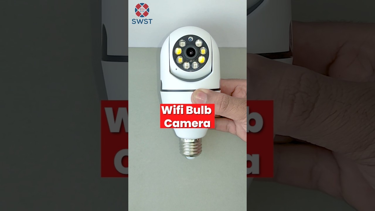 WiFi Bulb Holder Camera 📹 Secure Your Home 