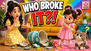 Mo Mo Broke the Vase! 😱 Will She Tell the Truth | Honesty Kids Moral Story