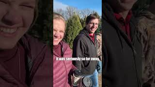 Christmas Tree Shopping Went like THIS:
