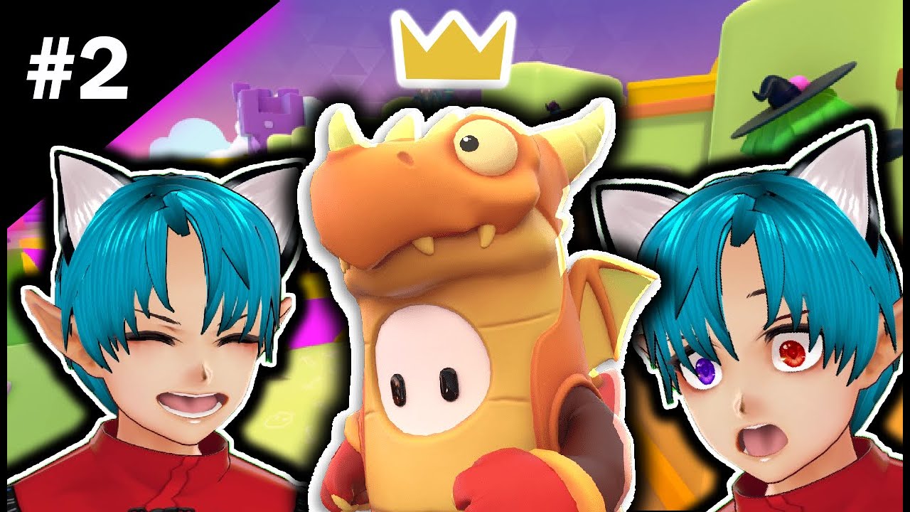VTUBER DOUBLE FAIL DELUXE | Fall Guys PART 2