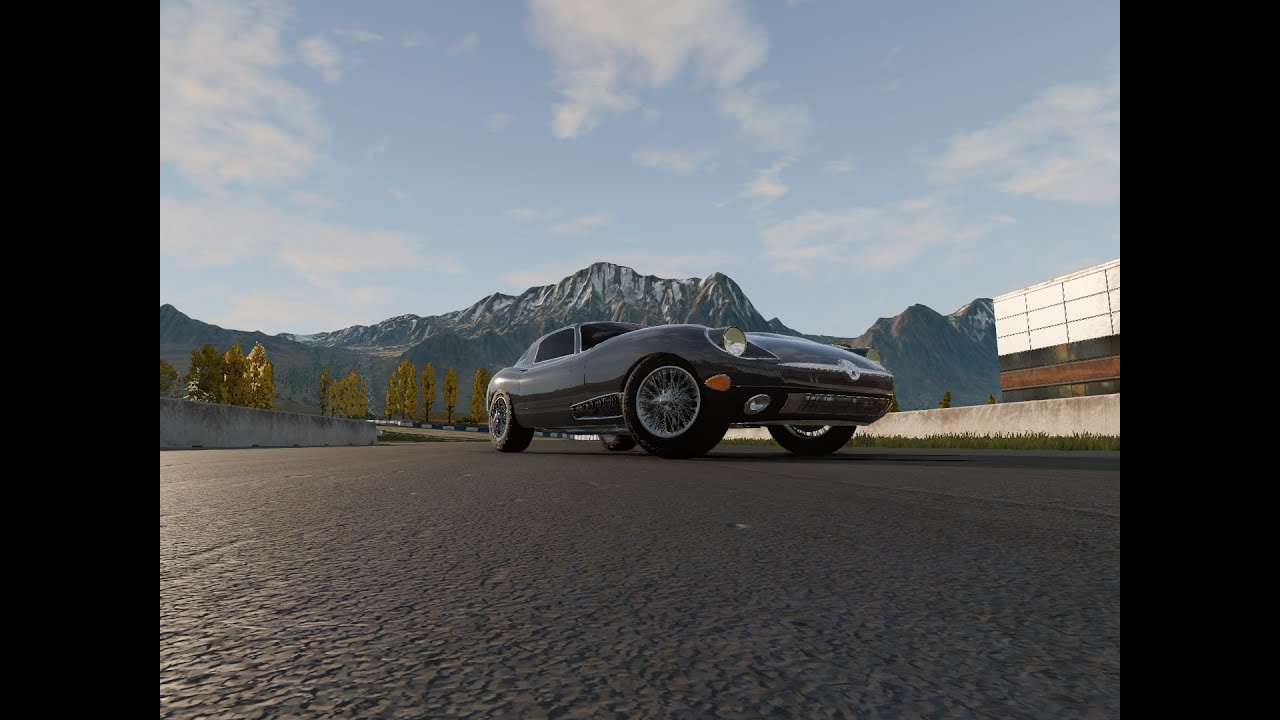 BeamNG drive 60's GT car track time CRAZY YouTube