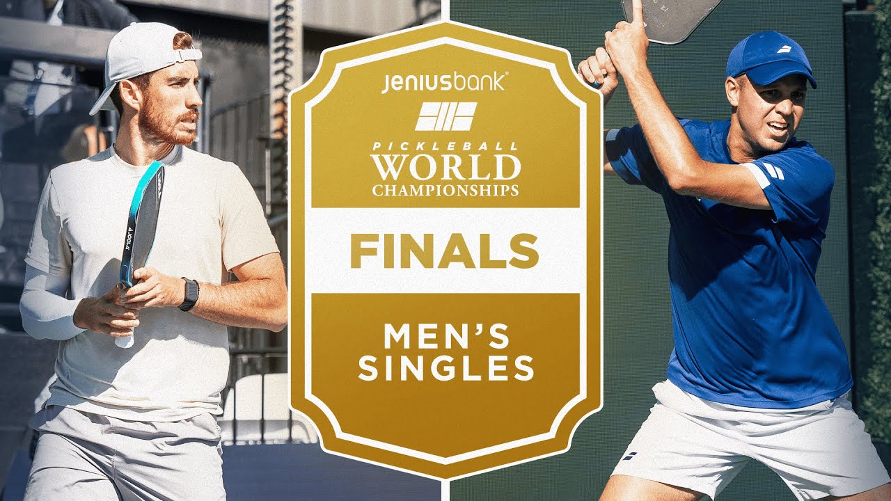 Federico Staksrud v Christopher Haworth at the Jenius Bank Pickleball World Championships