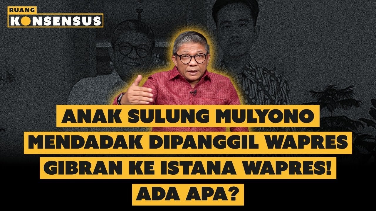 Gibran: Presiden Prabowo Percaya Saya Mampu Jalankan Tugas Ini Maksimal❗ | Ruang Konsensus 