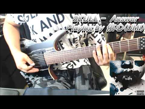 SKULL - Answer【元V系麺がギター弾いてみた 耳コピ tab有】guitar cover strandberg BODEN J7