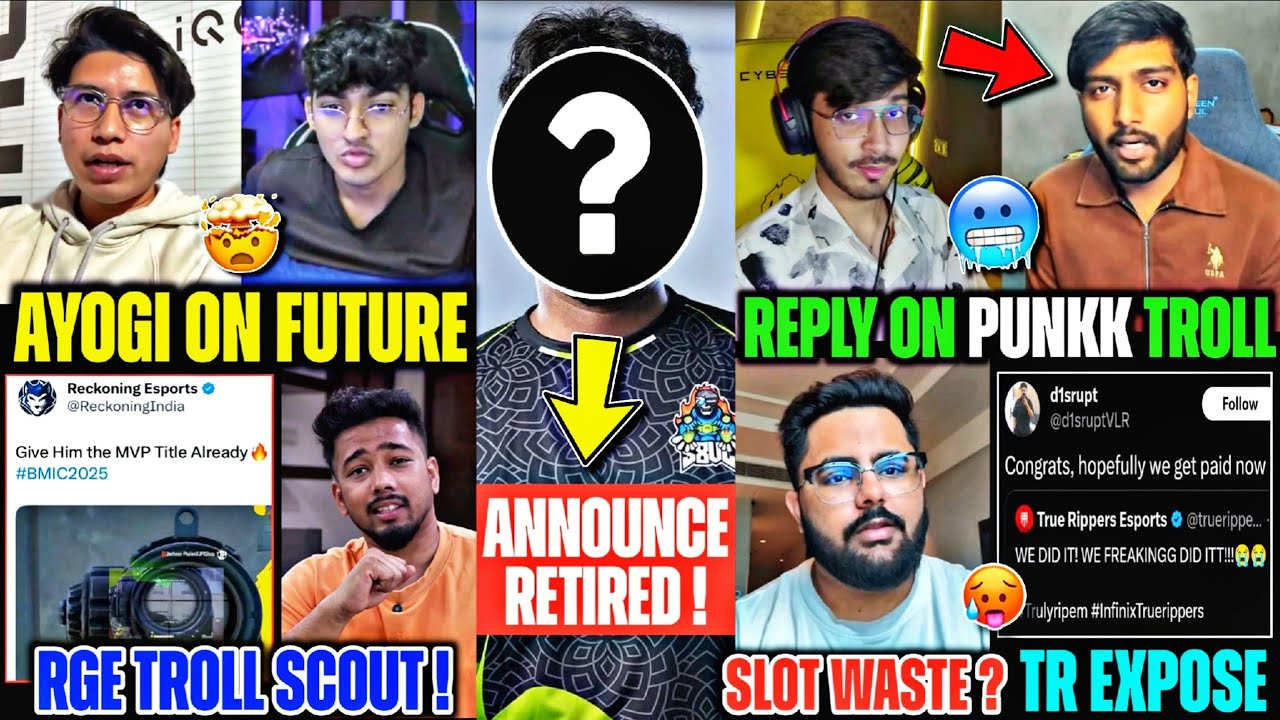 RGE Poke SCOUT?🤯 Player EXPOSE Jelly ORG😡 S8UL Player RETIRE🚨Destro *SLOT WASTE*😱 Admino, Punk😳 Mazy