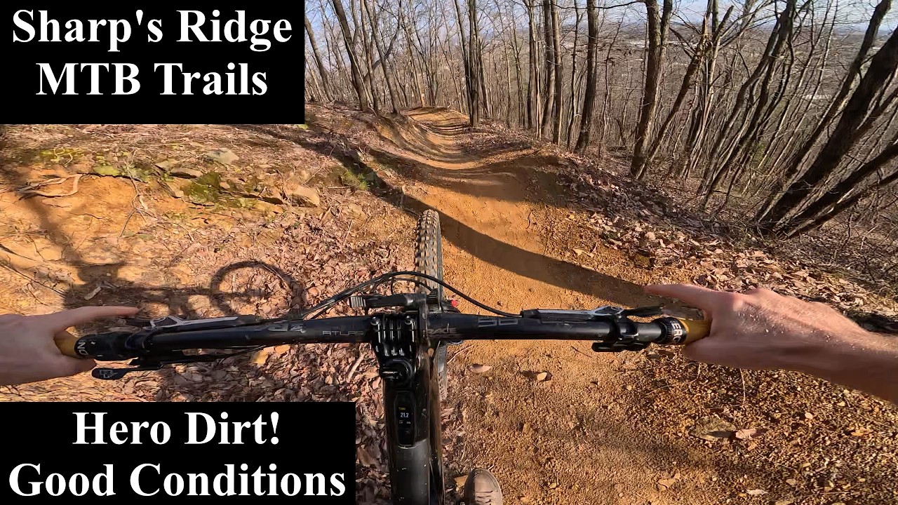 MTB Trails at Sharps Ridge  in March -- I need to get out here and ride more