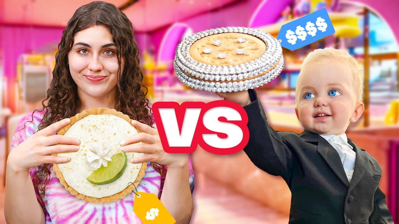 CHEAP cookies vs. EXPENSIVE cookies...ONE YEAR OLD JUDGES 🍪🥇